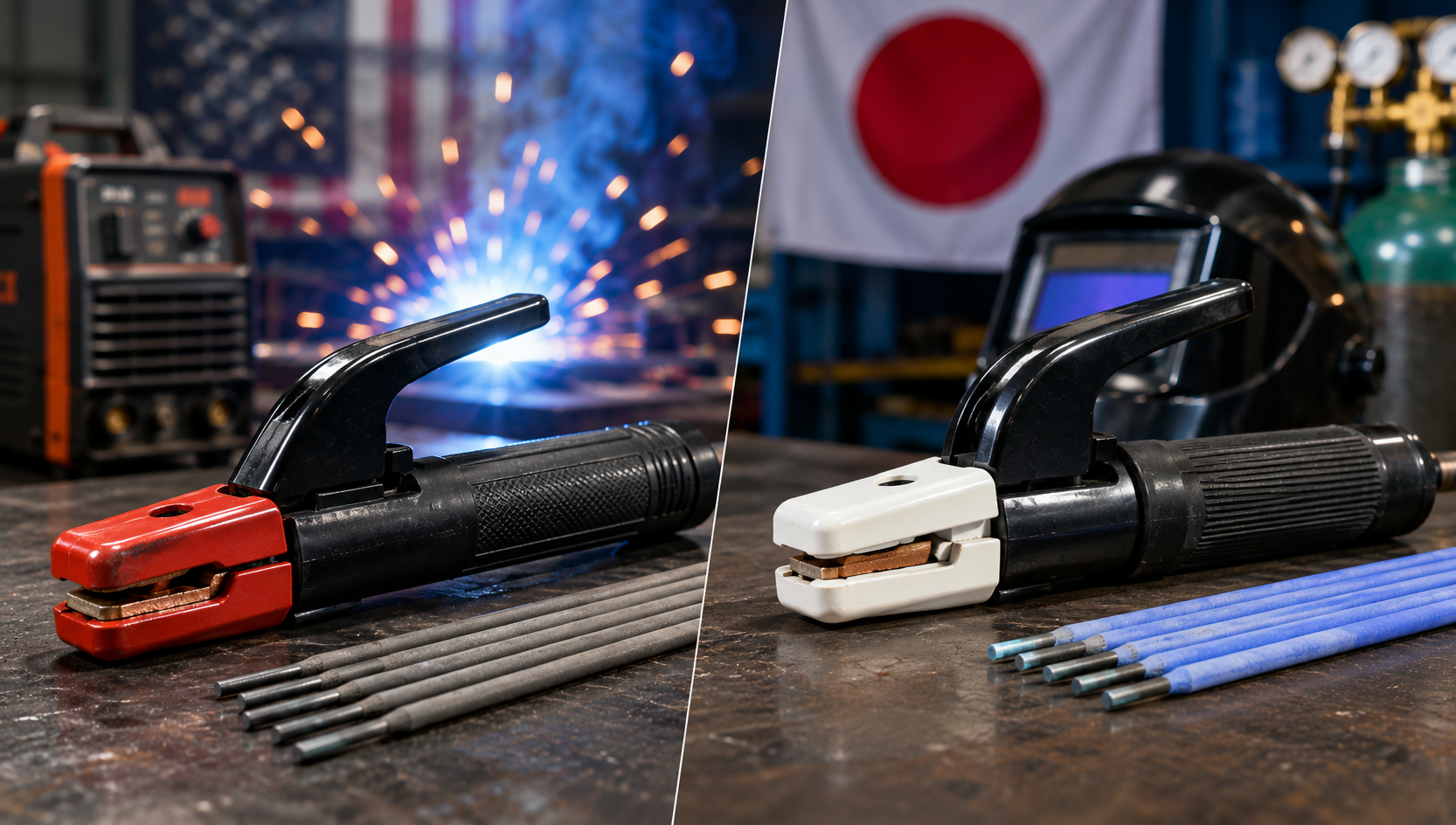 Exploring Kasweld Welding Holders: American vs. Japanese Types