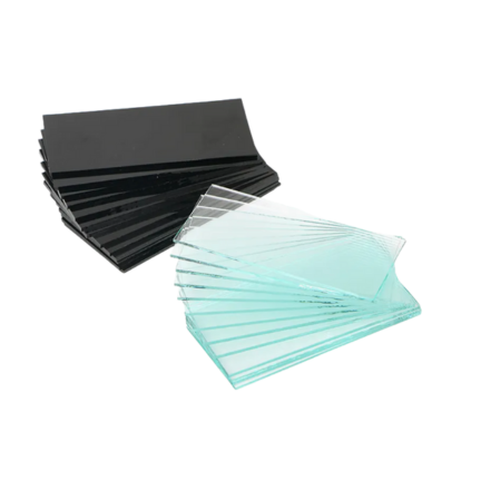 "PC COVER GLASS FOR WELDING HELMET SIZE: 108X50X1.2MM "