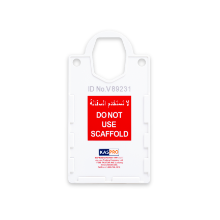 SCAFFOLDING TAG HOLDER