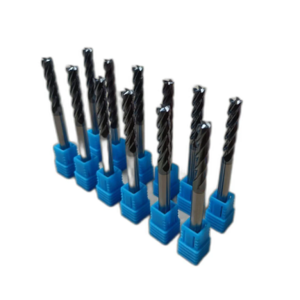 SOLID CARBIDE ENDMILL 4F 4X12X50L
