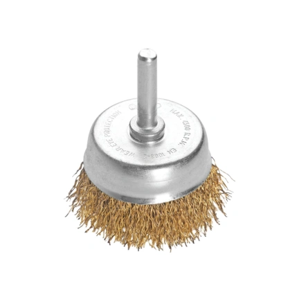 CIRCULAR  WIRE BRUSH WITH SHANK 2"CRIMPED