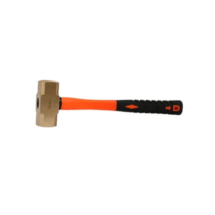 HAMMER BRASS SLEDGE RUBBER HANDLE 3 LB
