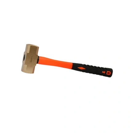 HAMMER BRASS SLEDGE RUBBER HANDLE 5 LB