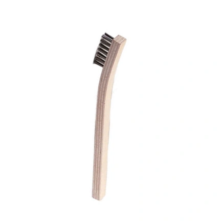 TOOTH TYPE WOODEN HANDLE WIRE BRUSH- CARBON STEEL