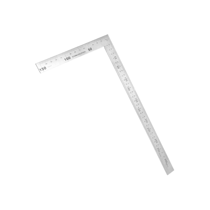 RIGHT ANGLE- STAINLESS STEEL- 150 X 100 MM X6 X 4"