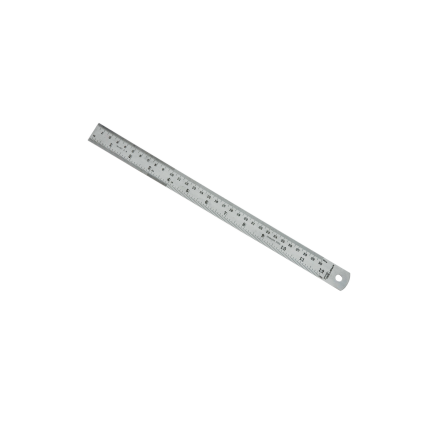 STEEL RULER 600 MM X 30 MM X 1.0 MM