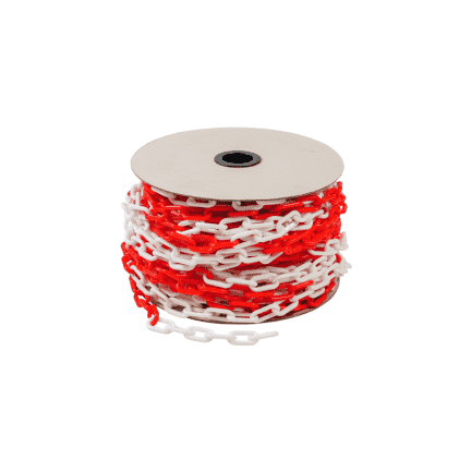 WARNING CHAIN PLASTIC 6MM X 50 MTR