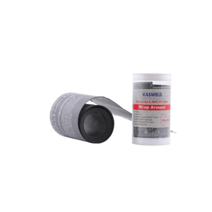 WRAP ROUND SIZE: 5.00"W X 9'L (127 MM X 2740 MM) 6" TO 16" PIPE