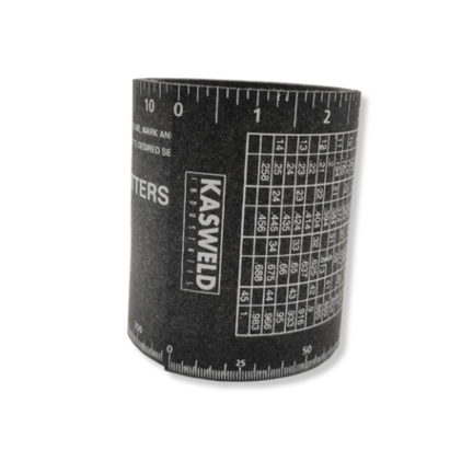 WRAP ROUND SIZE: 5.00"W X 7'L (127 MM X 2130 MM) 4" TO 12" PIPE