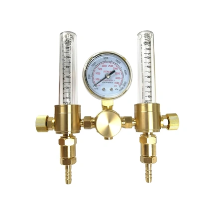 ARGON REGULATOR DUAL FLOW METER