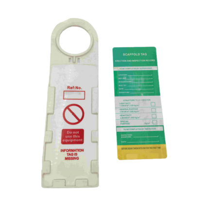 SCAFFOLDING TAG -DANGER