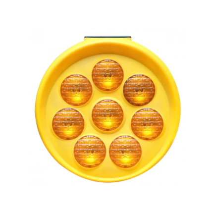 SOLAR WARNING LIGHT SUN FLOWER-KASWL028-YELLOW COLOR